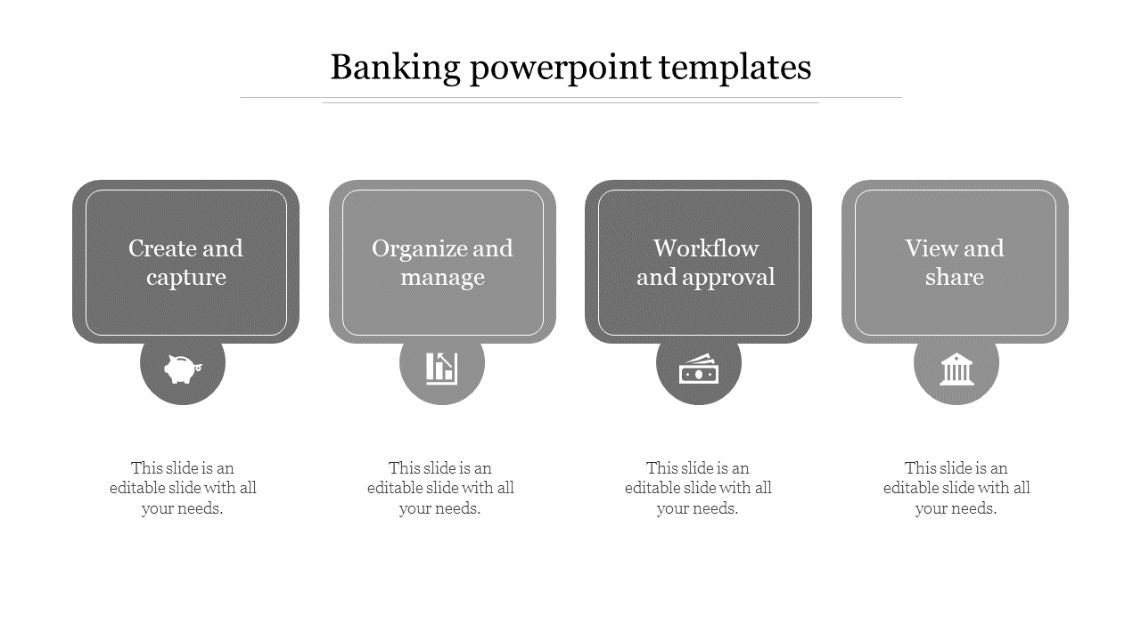 banking powerpoint templates-Gray